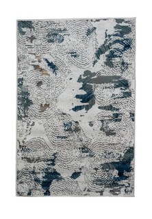 Ковер ворсовый NUR голубой серый 100х150 арт. УК-1023-03 Kamalak tekstil