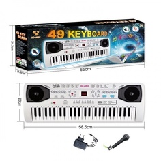 Синтезатор игрушечный Shantou 220 V, с микрофоном O079-H29110