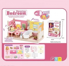 Кукольные домики Shantou свет, звук, с мебелью и фигурками C307-H40007