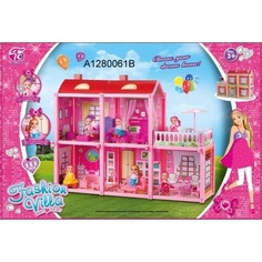 Кукольные домики Shantou с фигурками и мебелью A1280061B