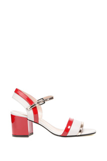 Босоножки женские Pollini 1211299/SA16086C03 красные 37.5 RU