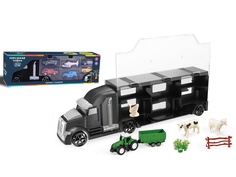 Игровой набор Shantou Автовоз и 6 фигурок, 39,5*8*11 см