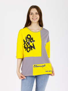 Футболка женская DAIROS GD69301014 желтая L