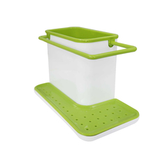 Органайзер для ванной Blonder Home зеленый, 21х11,4х13,5 см, BH-TMB1-10