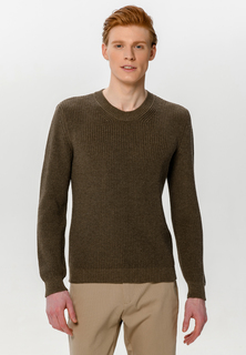 Джемпер мужской Scandica Bjorn коричневый 46 RU