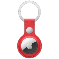 Кожаный брелок Apple