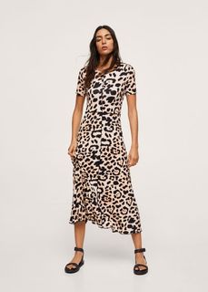 Платье с леопардовым принтом - Iris Mango
