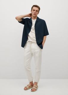 Рубашка regular fit боулинг из лиоцелла - Loto Mango