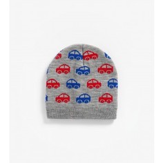 Шапка-бини "Машинки", серый Mothercare