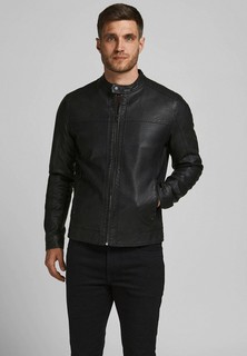 Куртка кожаная Jack & Jones