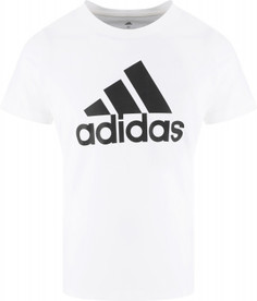 Футболка женская adidas Badge Of Sport, Plus Size, размер 54-56