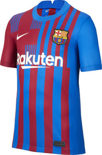 Футболка для мальчиков Nike FC Barcelona 2021/22 Stadium Home, размер 158-170
