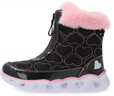 Сапоги утепленные для девочек Skechers Heart Lights, размер 31.5