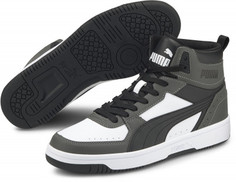 374765-08 10 Кеды высокие мужские PUMA REBOUND JOY черный/белый р. 10, размер 42