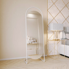 Зеркало напольное Genglass Evelum white