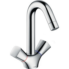 Смеситель для раковины Hansgrohe Logis с донным клапаном, хром (71222000)