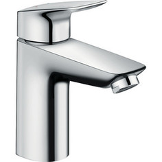 Смеситель для раковины Hansgrohe Logis с донным клапаном Push-Open, хром (71107000)