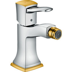 Смеситель для биде Hansgrohe Metropol Classic с донным клапаном, хром/золото (31320090)