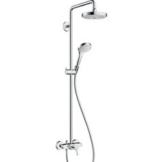 Душевая система Hansgrohe Croma Select S 180 со смесителем, белый/хром (27255400)