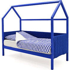 Бельмарко Детская кровать-домик мягкий Svogen синий
