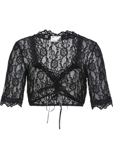Блузка кружевная под дирндль Bonprix