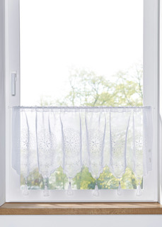 Занавеска кухонная с окантовкой Bonprix