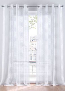 Гардина с узором деворе (1 шт.) Bonprix