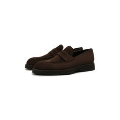Замшевые пенни-лоферы Brioni