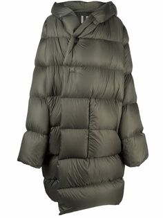 Rick Owens пуховик с длинными рукавами