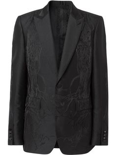 Burberry жаккардовый пиджак с узором