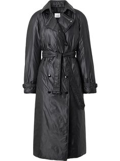 Burberry утепленный тренч с поясом