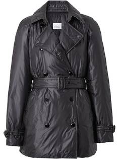 Burberry утепленный тренч с поясом