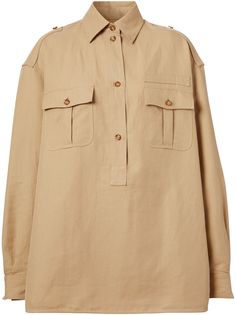 Burberry рубашка с воротником