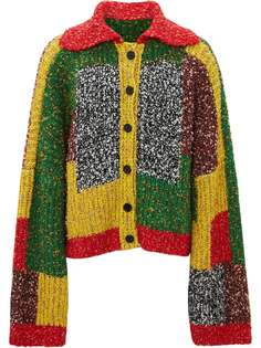 JW Anderson ANCHOR PATCHWORK CARDIGAN