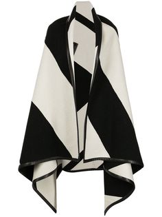 Proenza Schouler кейп с геометричным принтом