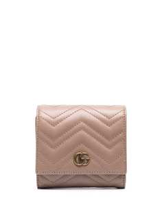 Gucci стеганый кошелек с логотипом