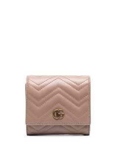 Gucci стеганый кошелек с логотипом