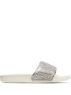 Jimmy Choo декорированные шлепанцы Fitz
