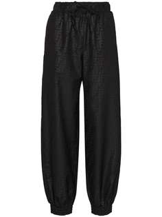 Fendi спортивные брюки с логотипом FF