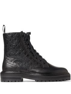 Jimmy Choo ботинки Cora с тиснением