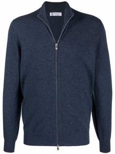 Brunello Cucinelli кашемировый кардиган на молнии