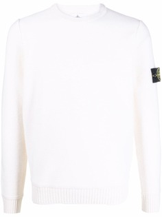 Stone Island толстовка с нашивкой-логотипом