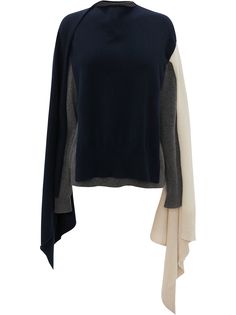 JW Anderson ASYMMETRIC CAPE JUMPER