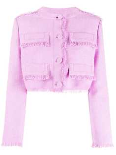 MSGM укороченный жакет из букле