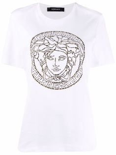 Versace футболка с логотипом Medusa