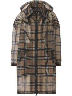 Burberry сетчатая парка в клетку Vintage Check