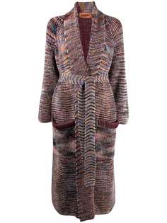 Missoni кардиган-пальто с поясом
