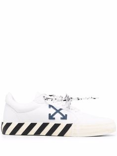 Off-White LOW VULCANIZED ECO CANVAS WHITE NAVY BLU