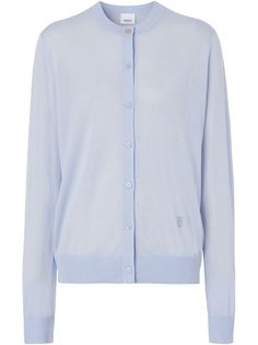 Burberry трикотажный кардиган с монограммой TB