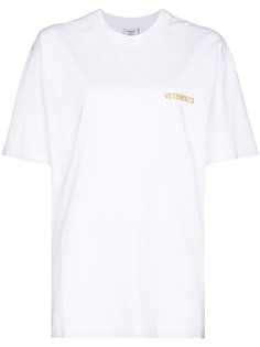 VETEMENTS футболка оверсайз Iconic с логотипом